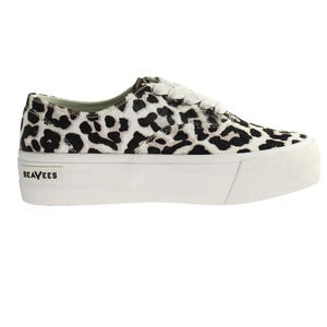 SEAVEES Platform Leopard Cowhide